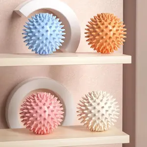 Foot massage ball with spikes pilates yoga Sports Fitness Muscle Relaxation  massage ball plantar fasciitis therapy ball AMQ001