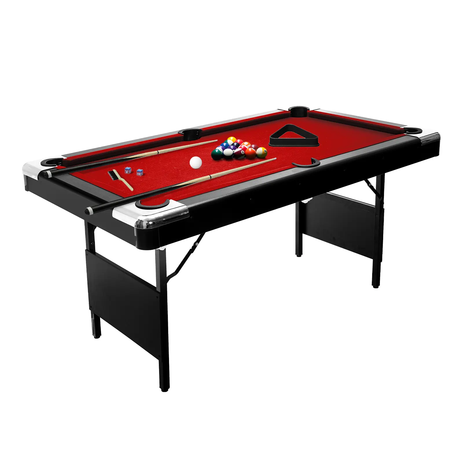 Black table + TCC red
