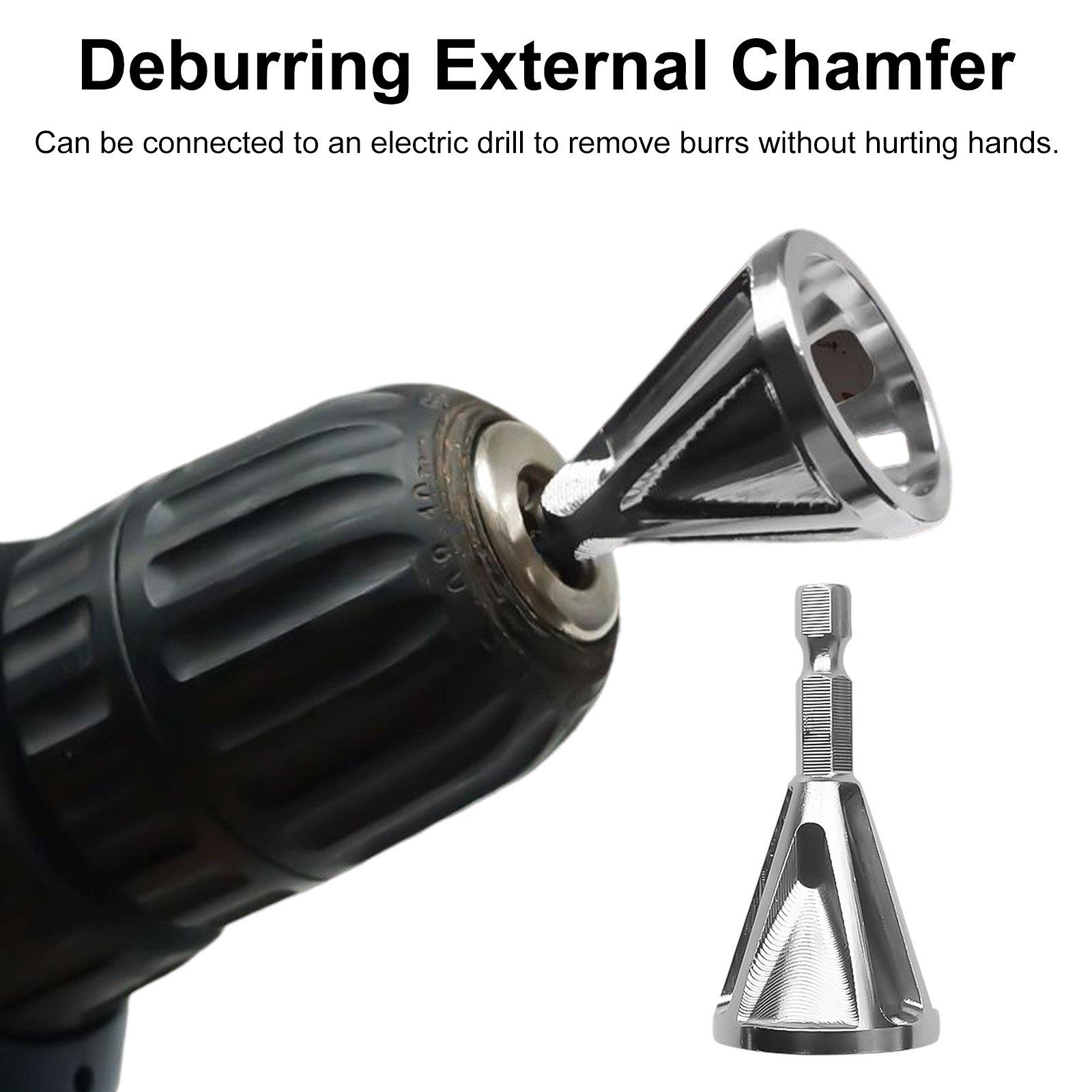 Metal deburring tools, high-efficiency multi-blade chamfering and trimming tools, anti-slip and anti-jamming drill bit repair equipment, precision HSS material external chamfering processing equipment