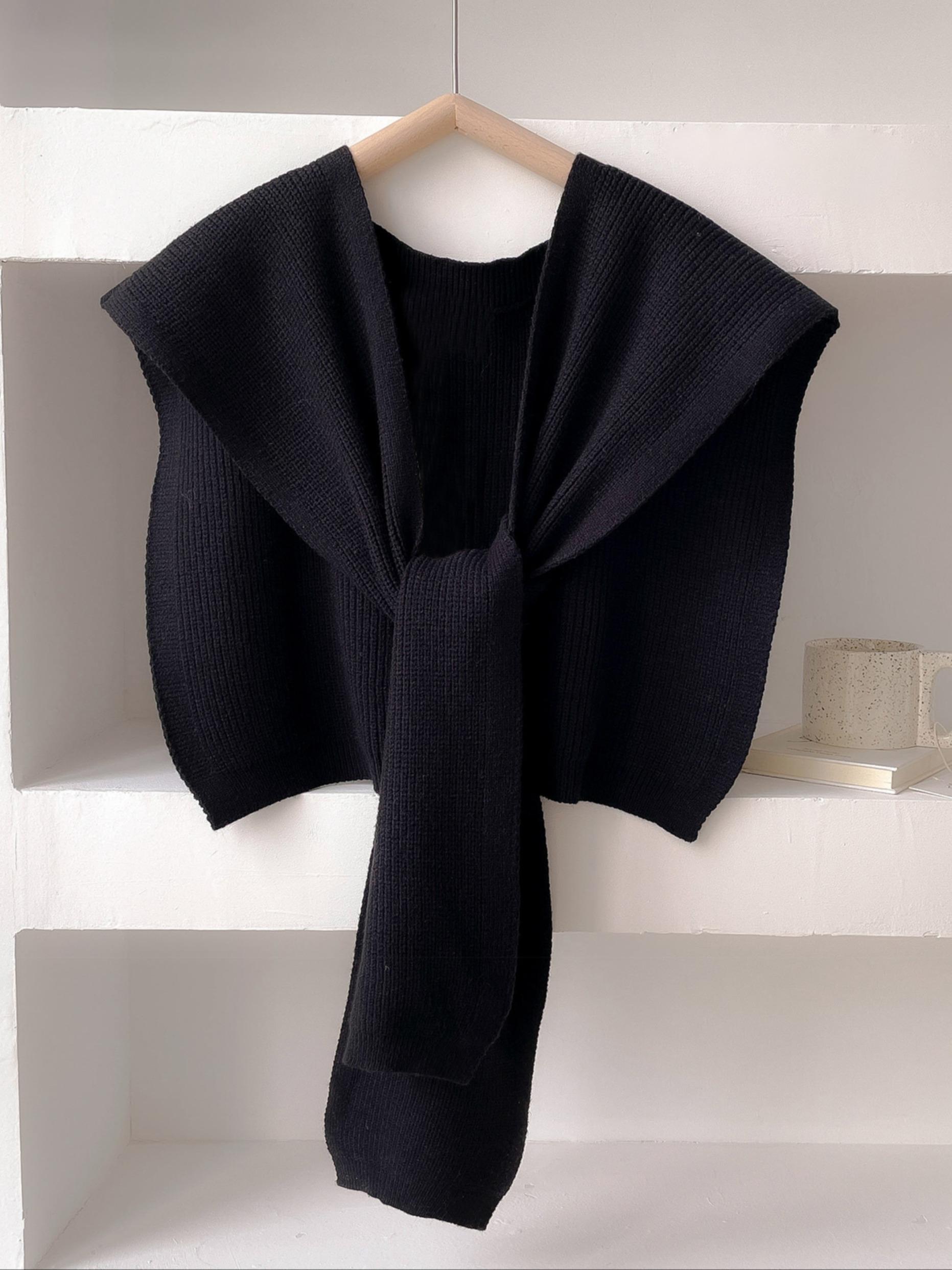 Women's Solid Color Scarf, Casual Soft Comfortable Shawl for Women & Girls, Fashion Accessories for Daily Wear