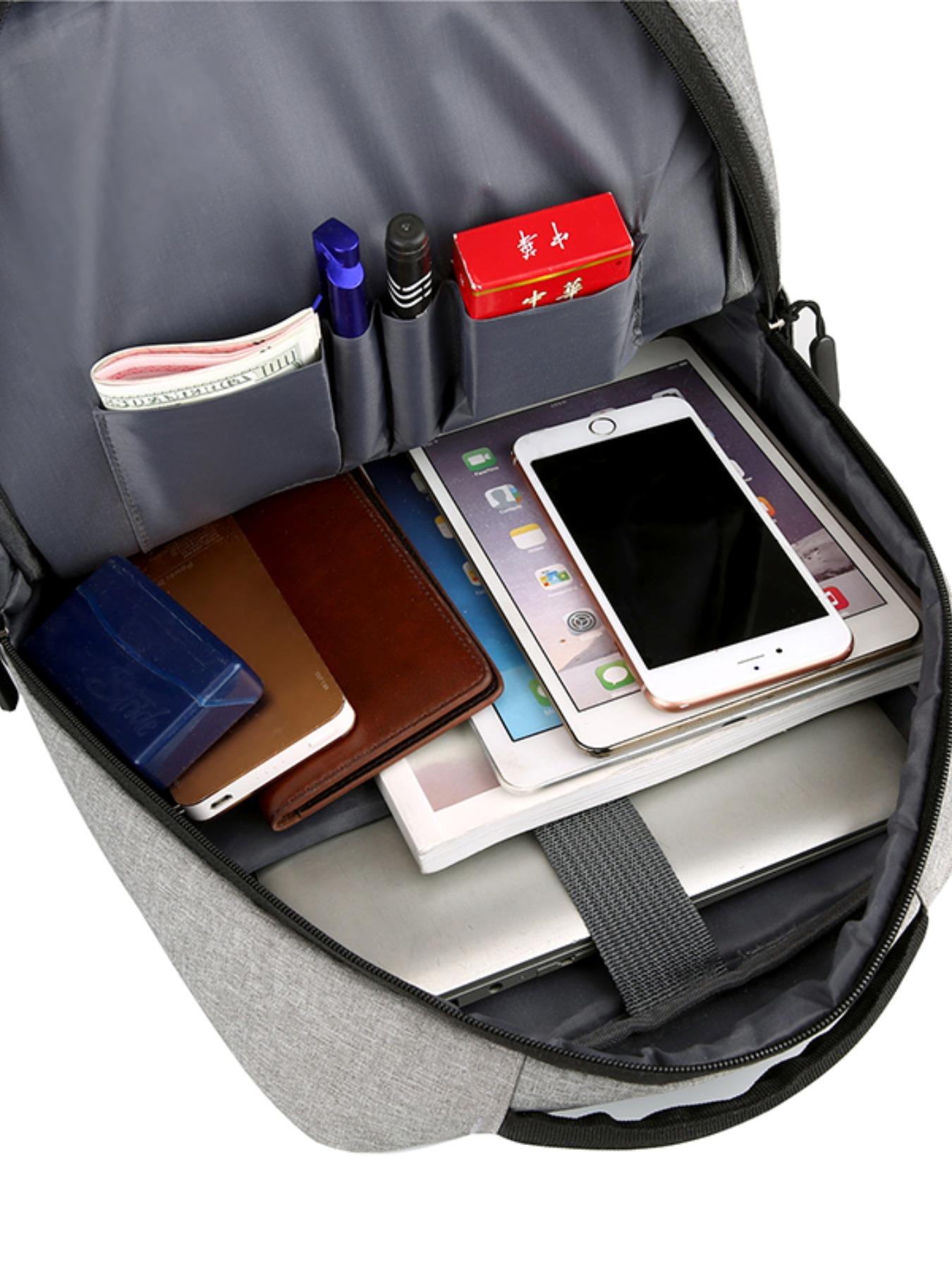 Fashion Business Style Backpack Travel Bag, Casual Business Shoulder Bag, Laptop Backpacks, Holds 14 Inch Laptop & Essentials, Perfect for Short Trips