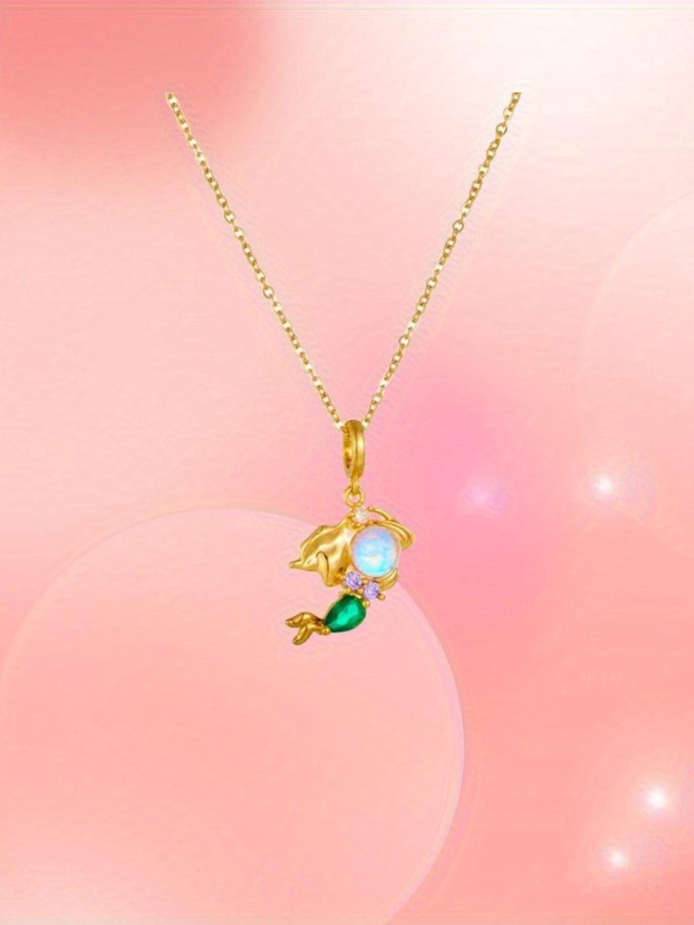 Cute Cartoon Fairy Tale-Style Mini Figure Pendant Necklace Set for Women – Spring/Summer Fashion Accessory – The Perfect Gift for Family, Friends, and Loved Ones