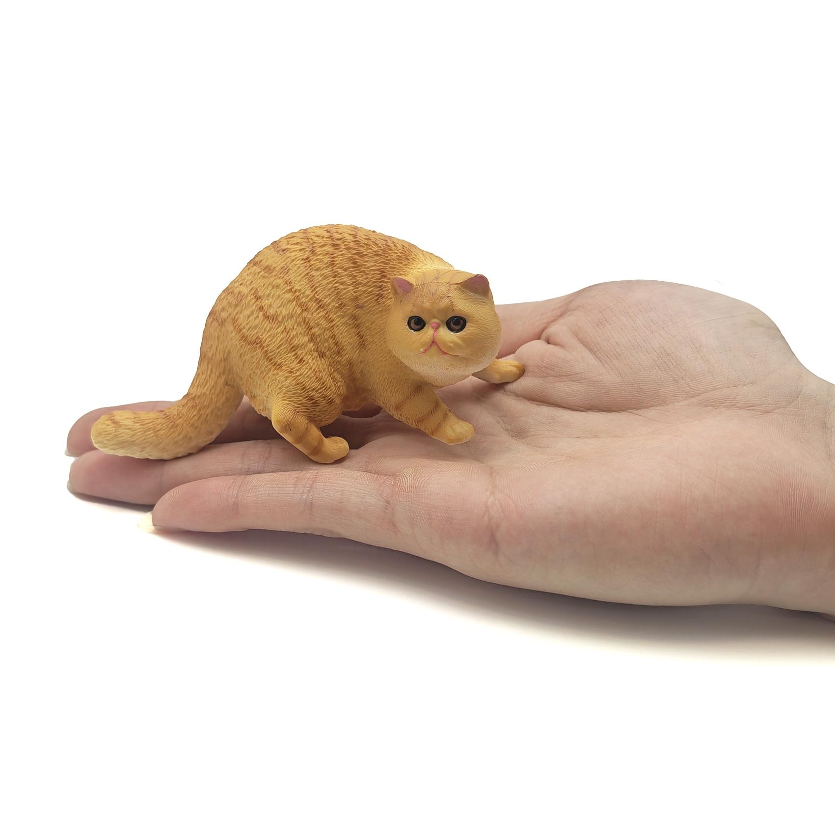 High Precision Cat Sculpture, Realistic PVC Home Decor, Office and Living Room Decoration, Garden Ornament, Desktop Display, Bonsai Decoration