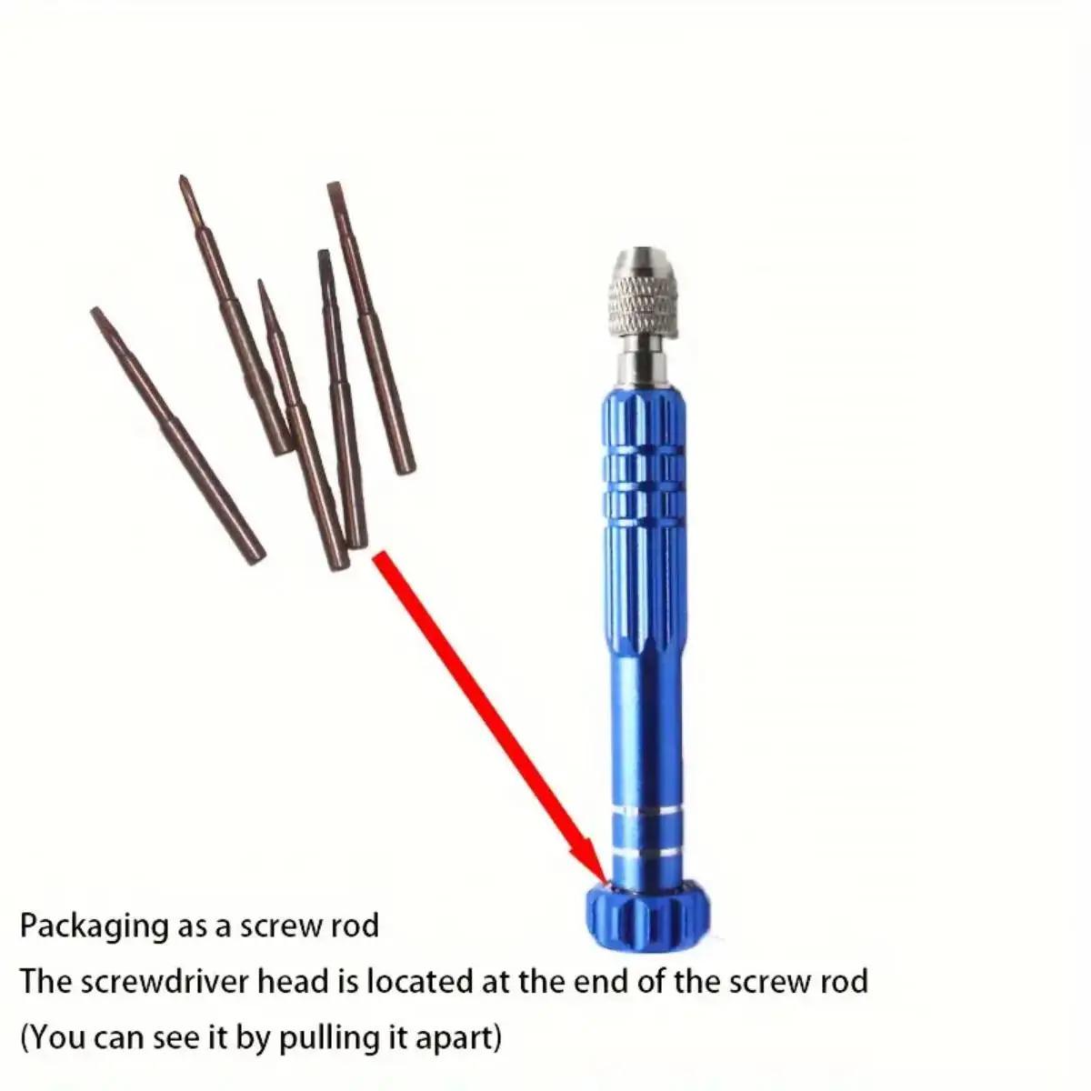 Multifunctional Small Screwdriver Kit Repair Tool for Eyeglass, Sunglasses, Electronics, Cellphone, Jewelry and More, Precision Screwdriver