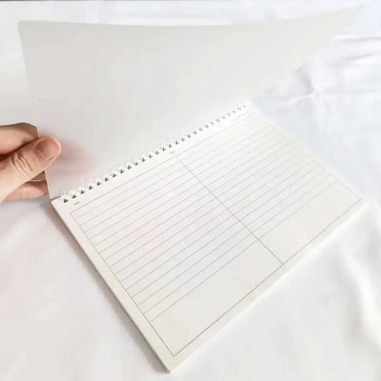 B5 flip-up coil square grid horizontal line partition notebook for college entrance examination study notebook partition draft notebook