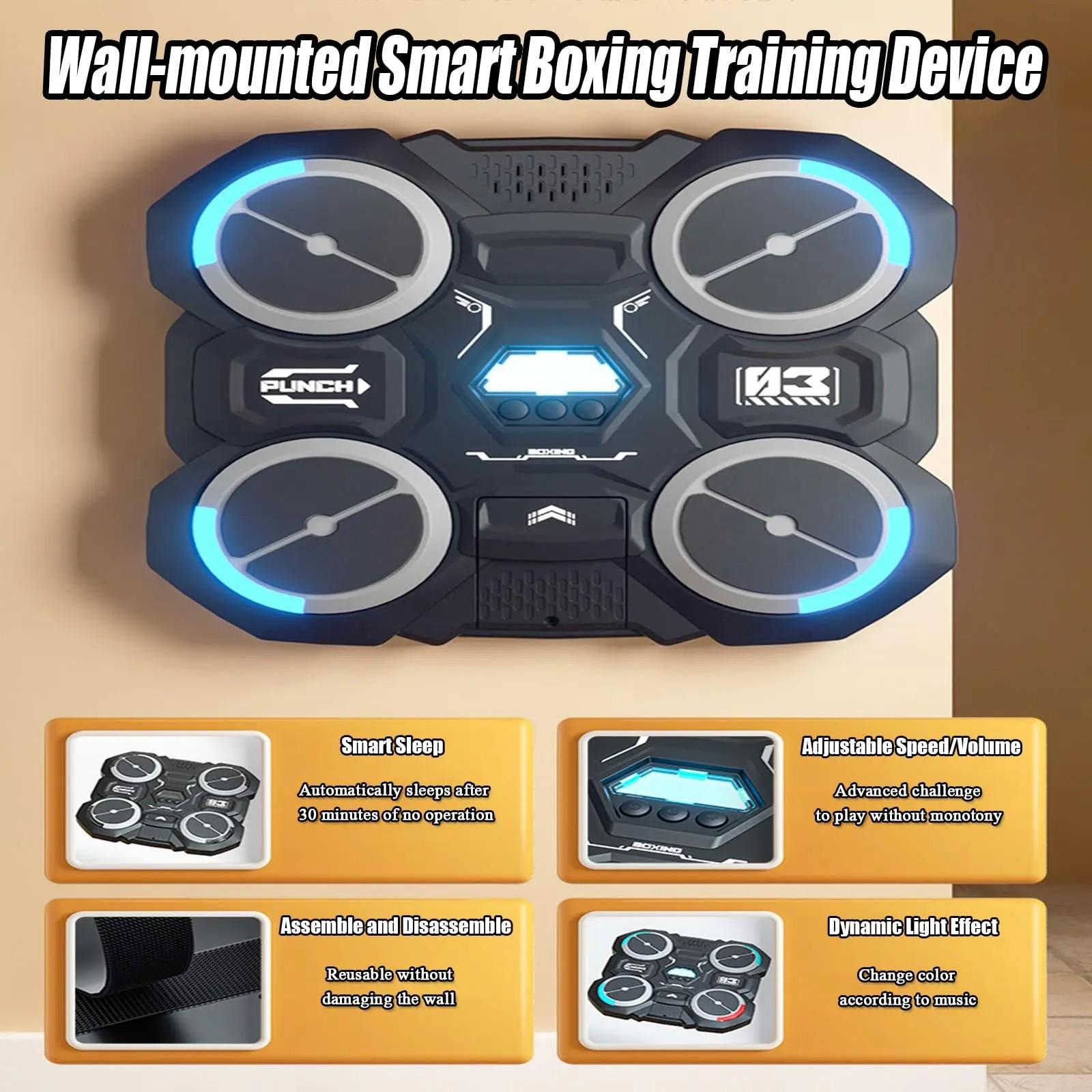 Smart Boxing Machine for Kids Age 3+, Interactive Parent-Child Activity, Indoor & Outdoor Use, Simple Setup, Comes with Gloves