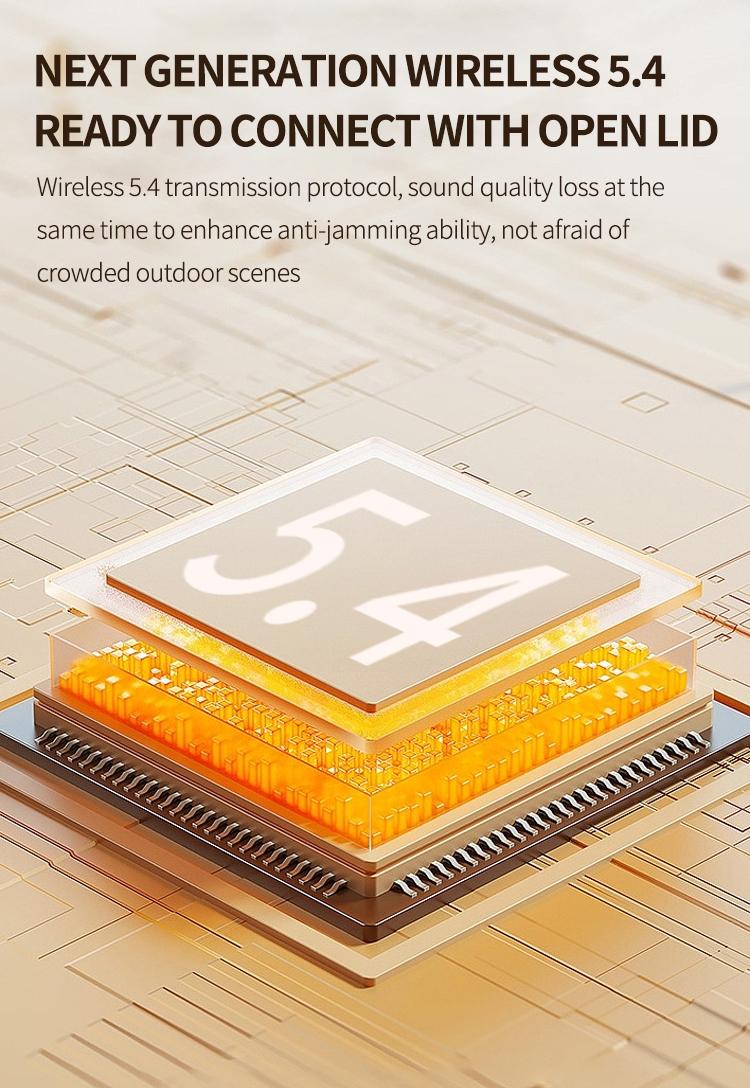 Ultra Small Mini Wireless Earphones, True Wireless, Noise Cancelling, High Fidelity Sound, Touch Control, USB-C Charging, Ideal for Running and Sleep