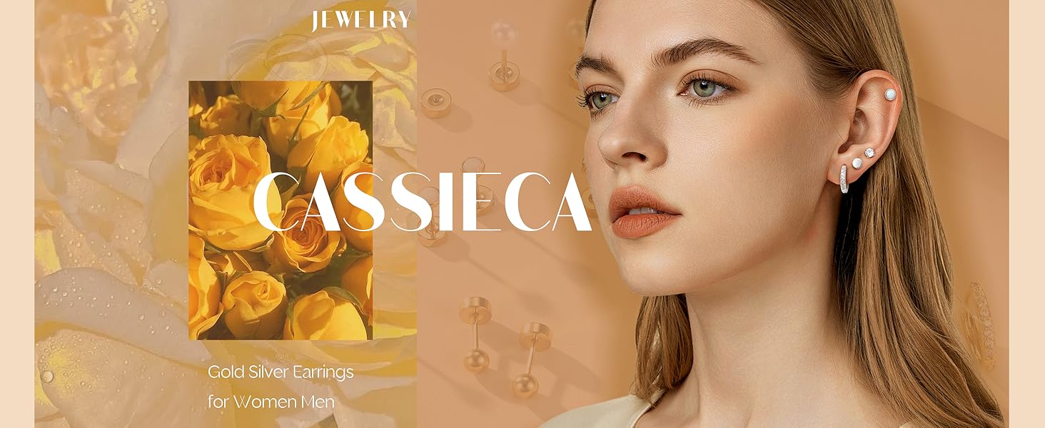 12Pairs Flat Back Earrings for Women Men Hypoallergenic Steel Earrings for Sensitive Ears 14K Gold Hoop Stud Sleeper Earrings Flatback Cartilage Tragus Helix Piercing Earrings Studs Earrings