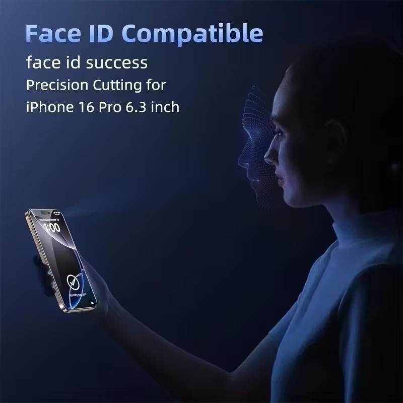 4 Counts Full-Cover Privacy Tempered Glass Screen Protector for iPhone 17 Pro Max, 17 Air, 16 Pro Max, 15 Pro, 16, 15, 14, 13, 12, 11, 16e, Plus, Mini, X, XR and XS Max, 9H Hardness, Ultra HD, Anti-Scratch, Anti-Fingerprint, Anti-Peeping