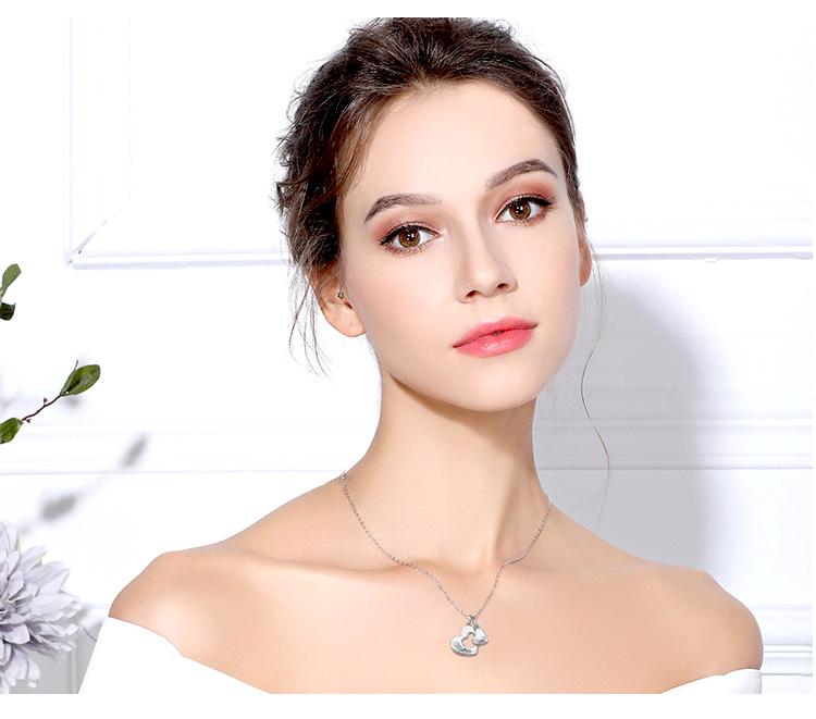 Harmony 'Mother & Daughter' Heart Pendants, Luxury Cubic Zirconia Necklace Set, Meaningful Jewelry Gift, Heartfelt Birthday & Holiday Gift