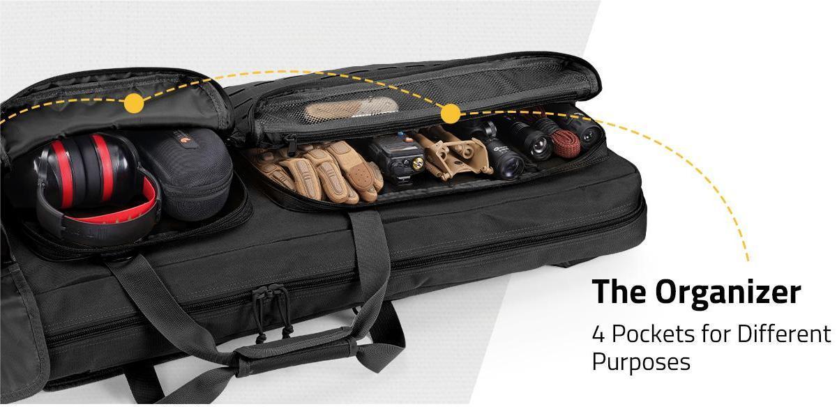[Spring Savings] 42 Inch Soft Long Range Case - Outdoor Hunting Gear Bag with Padded Handle & Shoulder Straps