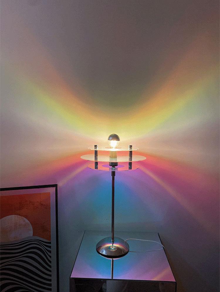 Bauhaus Style Acrylic LED Lamp - 16M Color Smart Mood Light for Bedroom/Studio, Modular Panels with Touch Control, Designer Gift for Him/Her, Creative Led Lighting