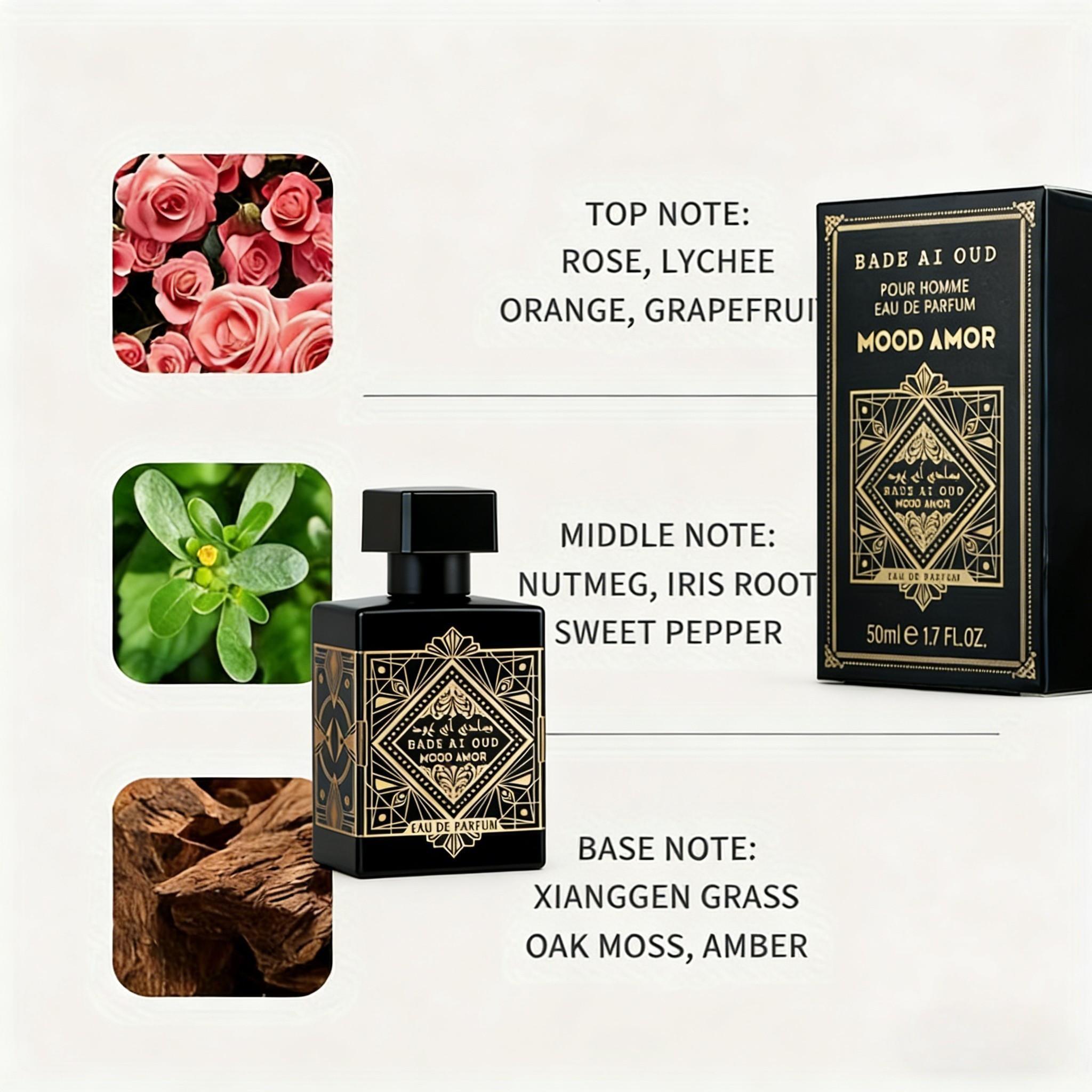 Men's Arabic Perfume, Long-Lasting Woody Scent, Elegant Cologne for Daily Use, Perfect Gift for Dates, 1 Count