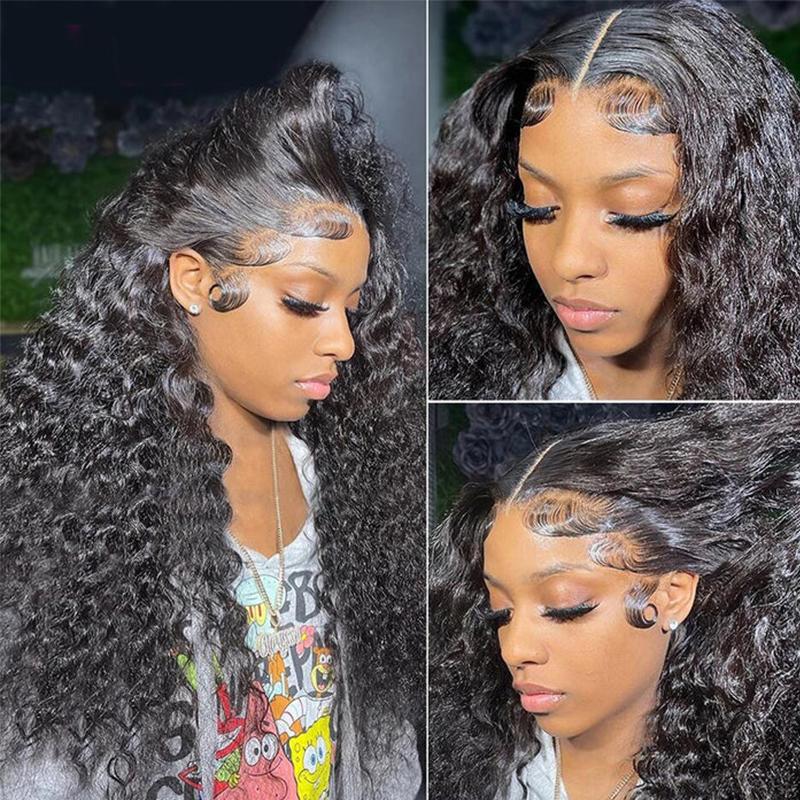 MORE FACE BEAUTY WEAR GO WIG Water Wave Lace Front Wig Human Hair 6X4 Lace Frontal Wigs For Woman Pre Plucked Hairline