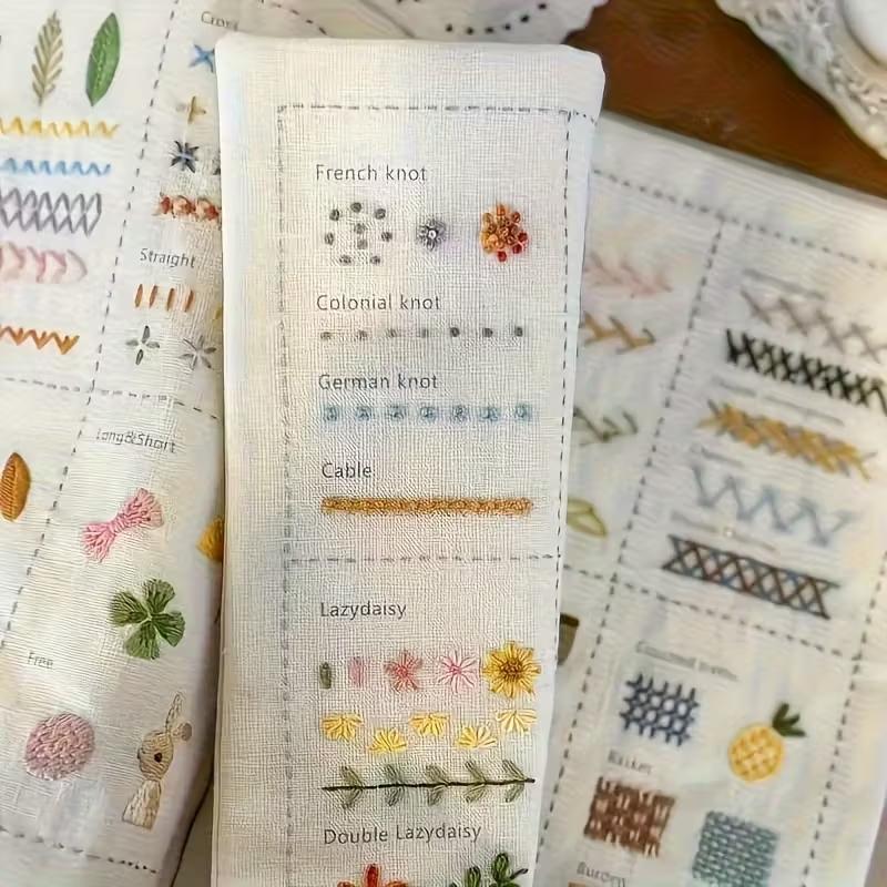 Beginner Sewing Book + 28 Sewing Tools, French Embroidery Book, 138 Techniques, Portable Mini Sewing Set, DIY Gift, Christmas & Mother's Day Present, Sewing Kit