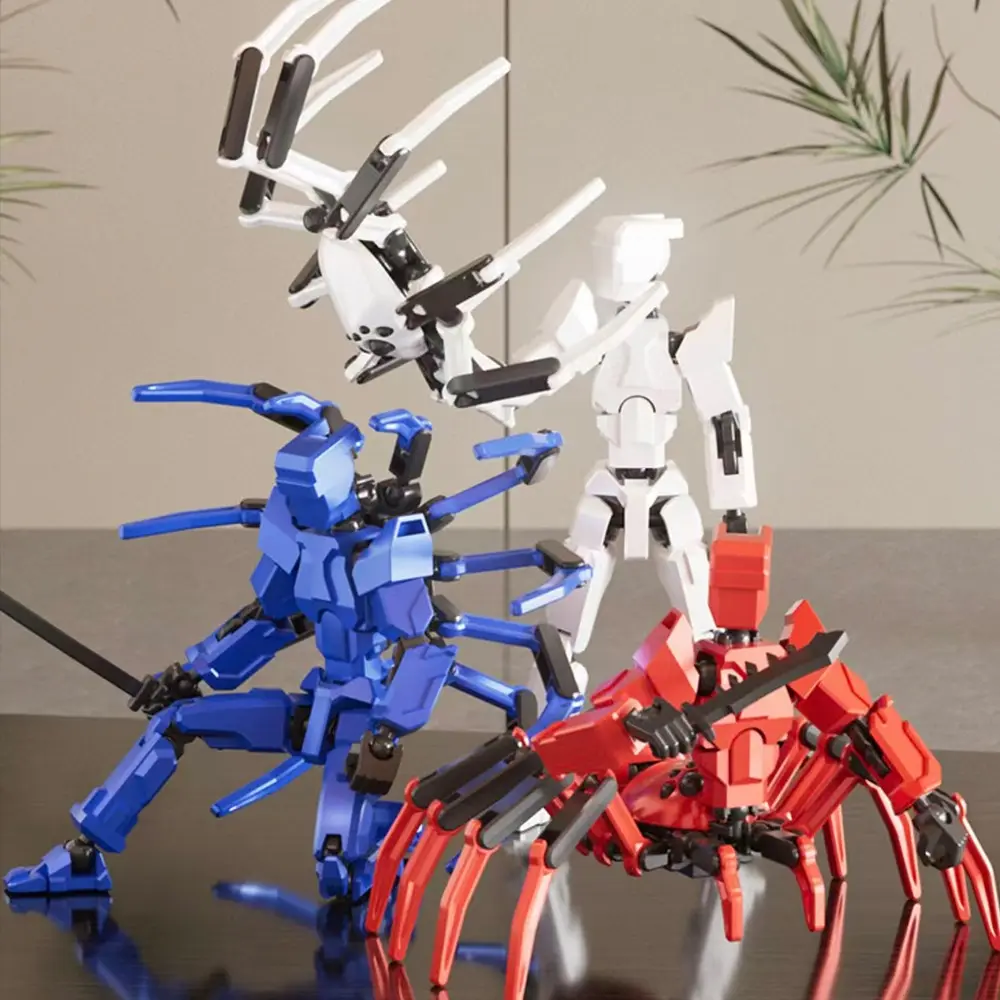 Full Joint Articulated Creative Action Figure Model, Desktop Collection Ornament, Unique Design Collectible Toy, Perfect Gift Idea, Articulated Figures