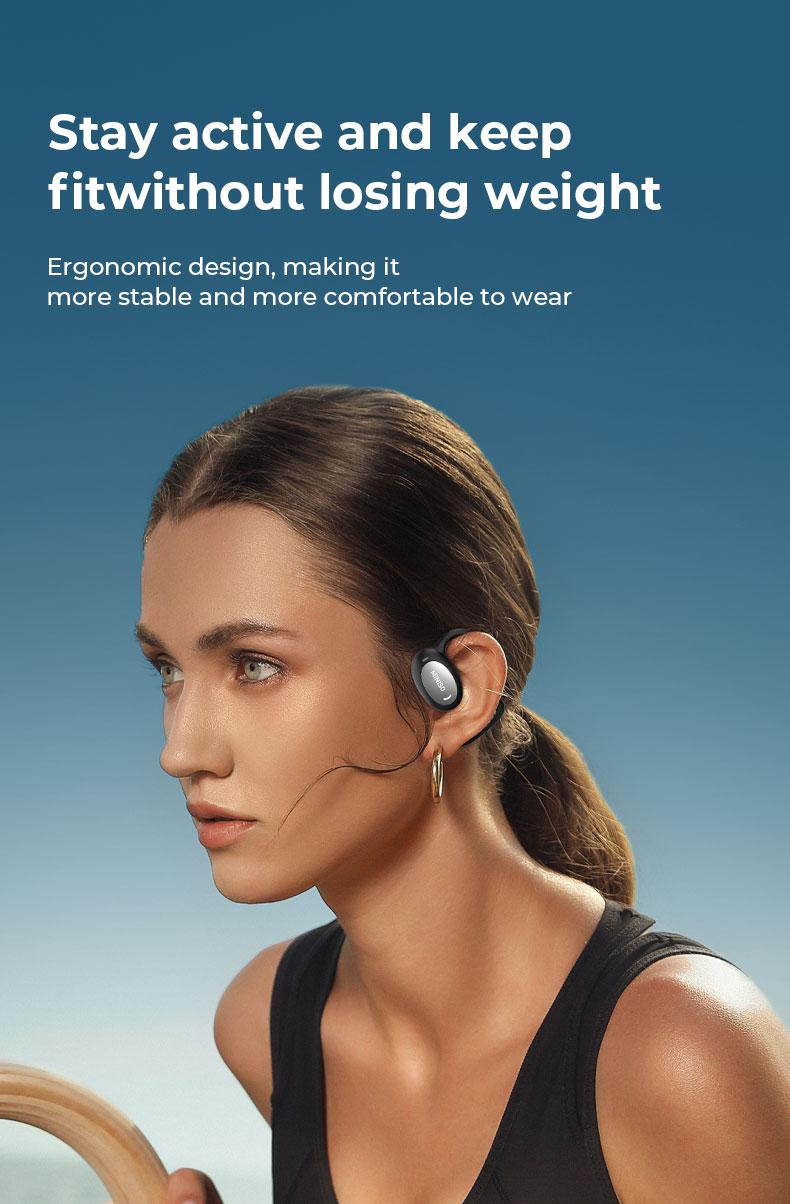 MINISO 181  OWS open Bluetooth 6.0 sports earphones HIFI sound quality sports earphones IPX5 waterproof with microphone