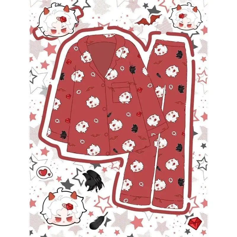 Anime Love and Deepspace Cosplay Sylus Rafayel Zayne Caleb Spring Autumn Long Sleeved Pajamas Home Clothes Tops Pants Costumes