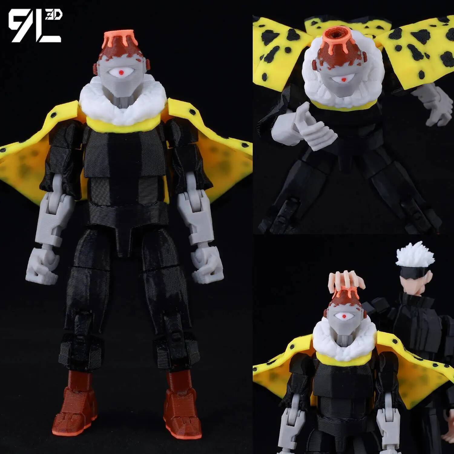 ​9L3D Lucky13 Gojo Sukuna Jujutsu Fushiguro Toji Gojo Satoru Action Figure Dummy13 T13 Multi-Jointed Collectible Toys Titan13