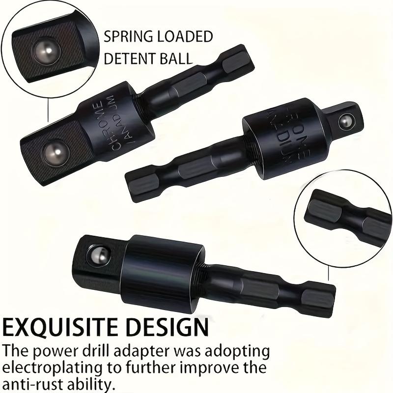 105-degree corner wrench with handle, elastic drill bit extender set, drill bit extender set, hexagonal joint adapter, joint extender, universal drill bit, multi-functional corner wrench, screw bit, Right Angle Drill