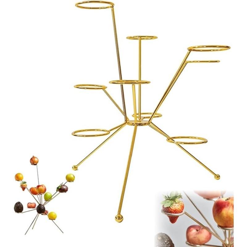 Exploding Fruit Tray, Desktop Firework Display Stand, 2026 New Artistic Floating Fruit Rack, Minimalist Design, 360° Ventilation, Kitchen & Coffee Table, Display Riser