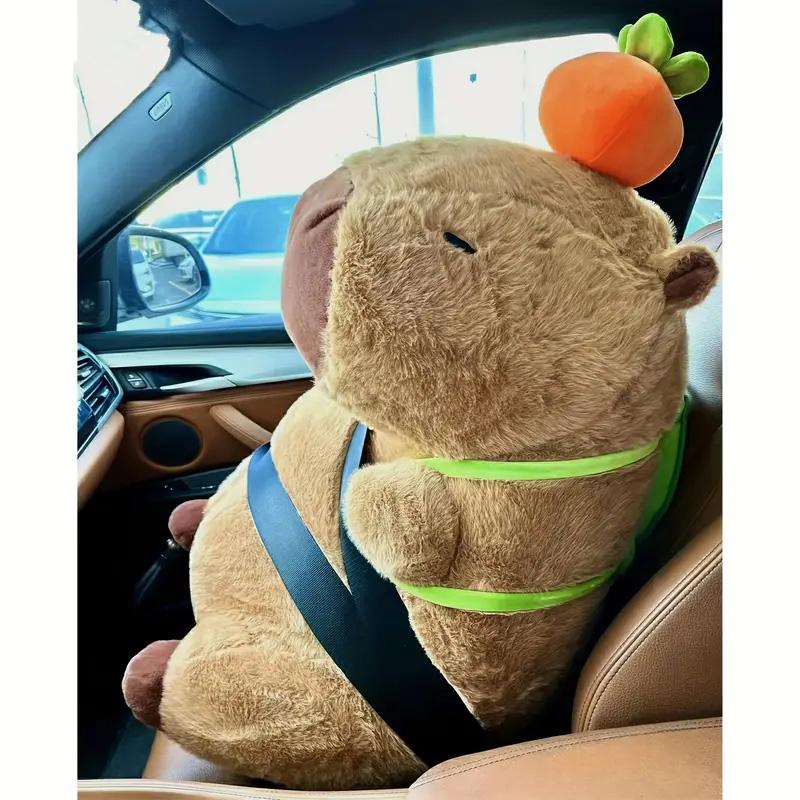 80cm oversized Kapibala Capybara Plush Toy Internet Celebrity Capybara Jun Doll Ugly Cute Doll Guinea Pig Doll Boys Girls Kawaii