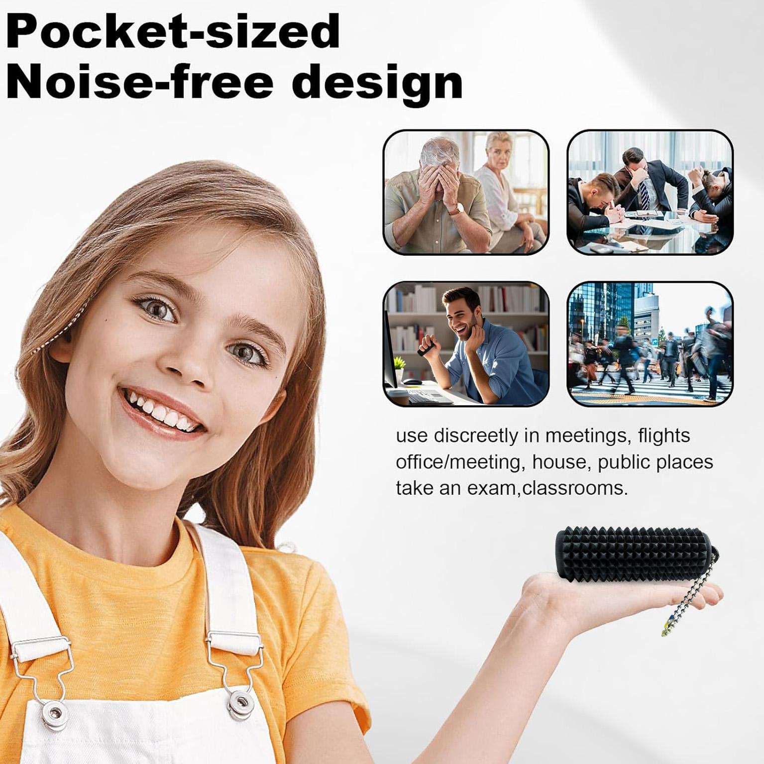 Little Ouchies Pain Relief Keychain, Soft Squishy Silicone, Decompression Squeeze, Stress Relief Fidget Toy for Adults, Anxiety Reducer Sensory Toy, Unique Gift Idea, Relaxation Stick