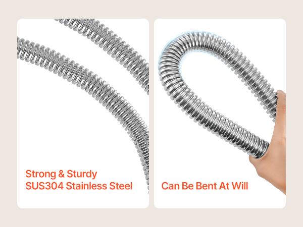 VEVOR Water Heater Kit, 24 Inch Length Water Heater Flex Connector, Waters Heaters Installation Kit with 1 FIPx 1 FIP Inlet Outlet Connection for Bathroom, Kitchen, Laundry Room, Boiler Room