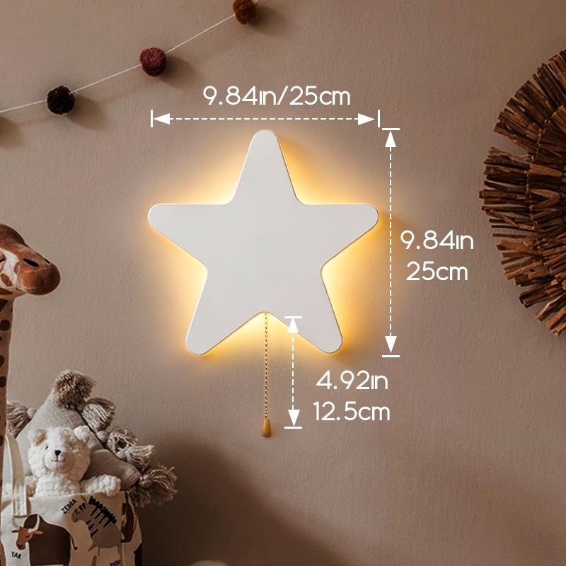 Battery Powered Floating Wall Light, Star Moon Butterfly Cloud Options, Upward Ceiling Night Lamp, Adhesive Cloud Ceiling Fixture, Clouds Light