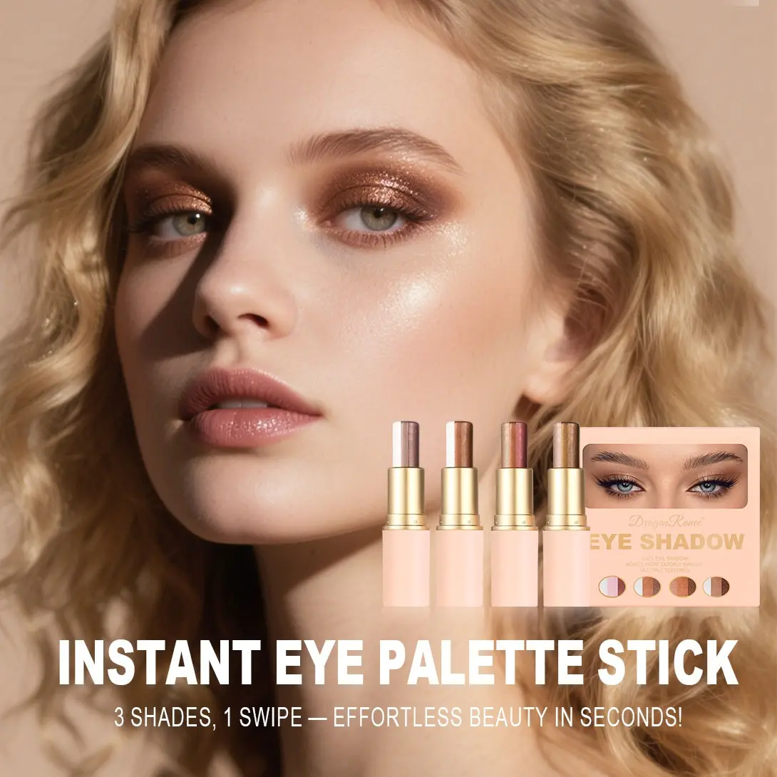 2‑Tone Gradient Eyeshadow Stick For Women Makeup Lovers, Shimmer Cream Eye Shadow Pen, One‑Step Quick Eye Makeup For Beginners Daily Party Cosplay