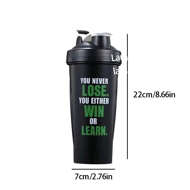 600ML Protein Shaker Cup with Stainless Steel Stirrer, BPA-Free, Ideal for Smoothies and Sports Drinks, Perfect Gift for Loved Ones