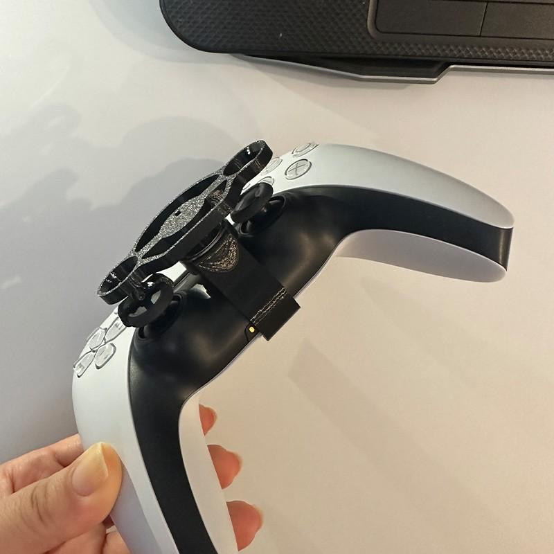 Ps5 Controller Joystick Steering Wheel Adapter, Physical Auxiliary Stand, Smooth High Precision Bearings, No Game Controller Included