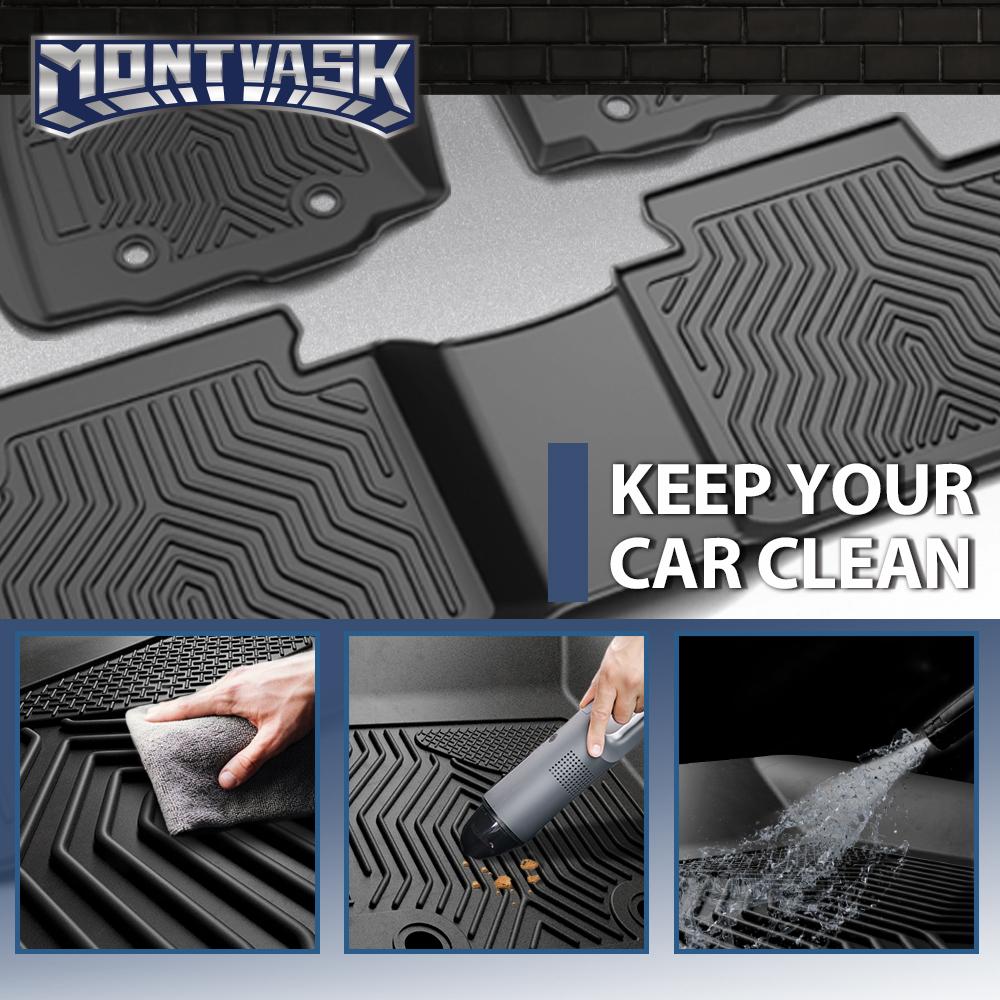 CROSSDESIGN TPE Floor Mats Liners All Weather Waterproof Durable Floor Mats Fit For 2014-2023 Toyota 4Runner Lexus GX460 Car Accessories Floor mats