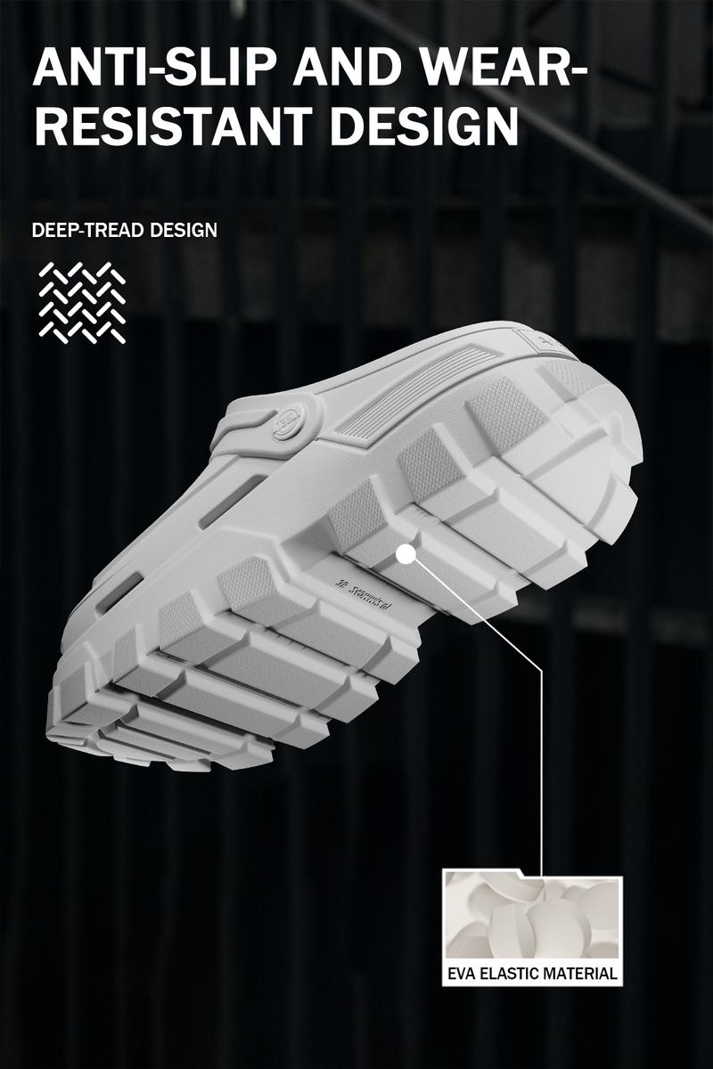 YASSIA Cloud Unisex Fashion Slippers, mechanical style EVA Non-slip Thick Bottom Beach Sandals, Casual Walking footwear