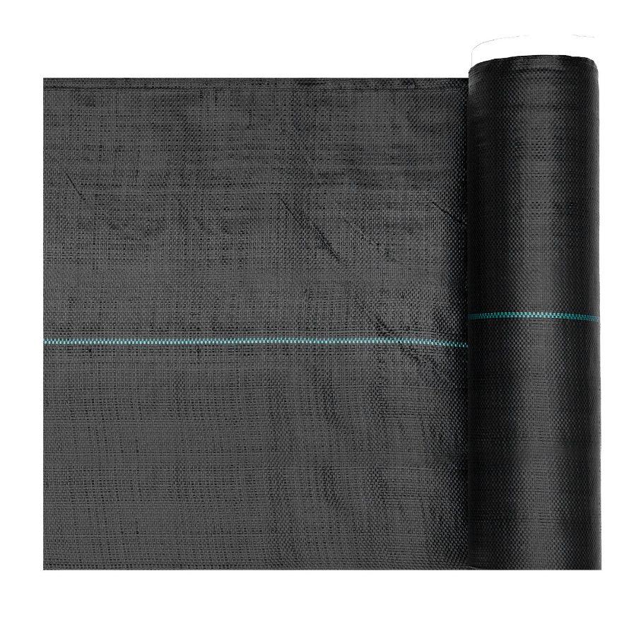 VEVOR Heavy-Duty Weed Barrier Fabric, 1.4x50FT 3.2oz Woven Geotextile Webbing, Outdoor Gardening Ground Cover, Black Gardening Mat for Weed Control
