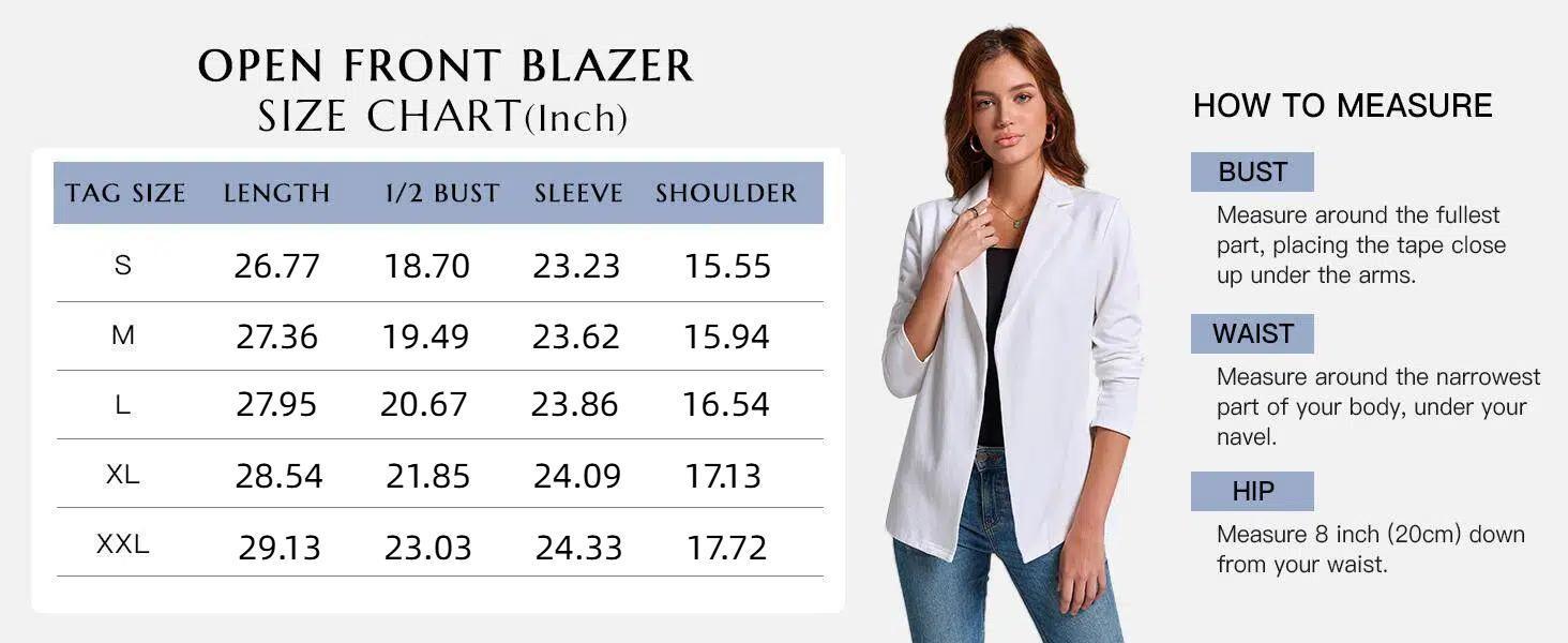 Imily Bela Womens Casual Long Sleeve Blazers Solid Color Knit Blazer Work Office Open Front/Button Down Blazer Jacket Formal Essential Imily Bela Womens Casual Long Sleeve Blazers Solid Color Knit Blazer Work Office Open Front/Button Down Blazer Jacket Formal Essential