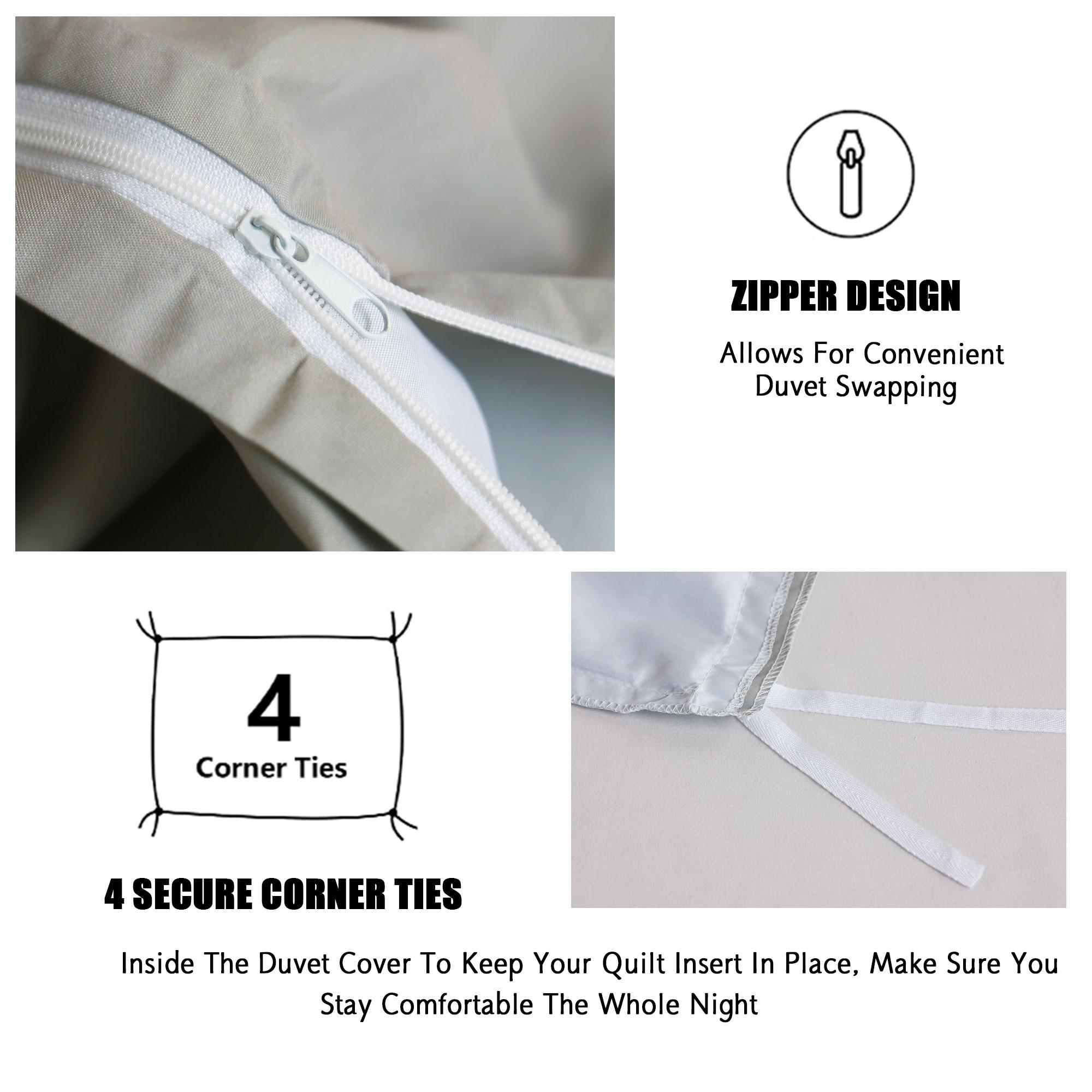 Black & Gray Butterfly Style, 3-Piece Duvet Cover Set, including 1 duvet cover + 2 pillowcases (without inserts). Stylish, elegant, light luxury and natural style, all-season bedding set.