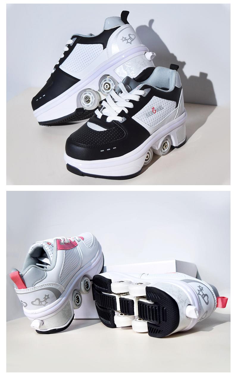 【 Black Friday 】SEBOWEL Fashionable Limited Edition Roller , Comfortable Sports style, Holiday Gift Casual  Sneaker Sports  Footwear Boy Walking Shoes Bridal Bridal