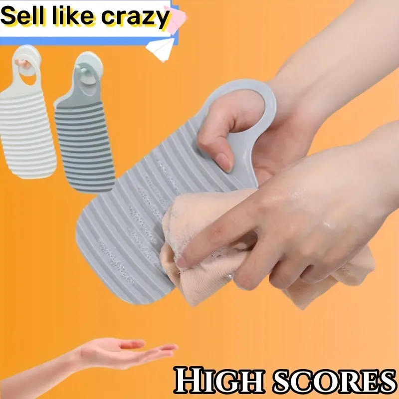 5pcs Portable Mini Laundry Board - Foldable Hand Wash Clothes Cleaner