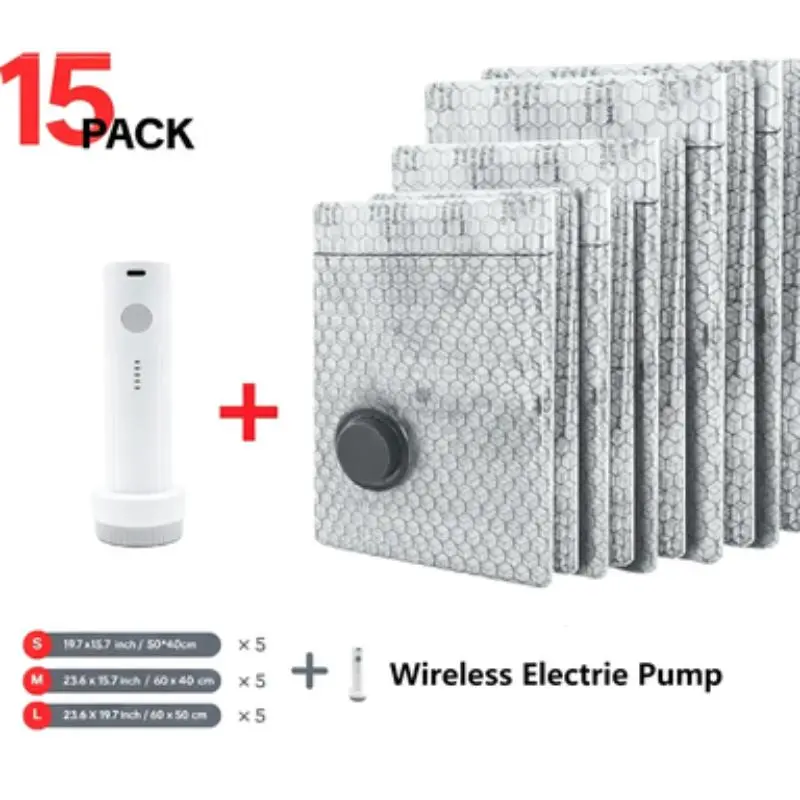 15-piece set + electric air pump
