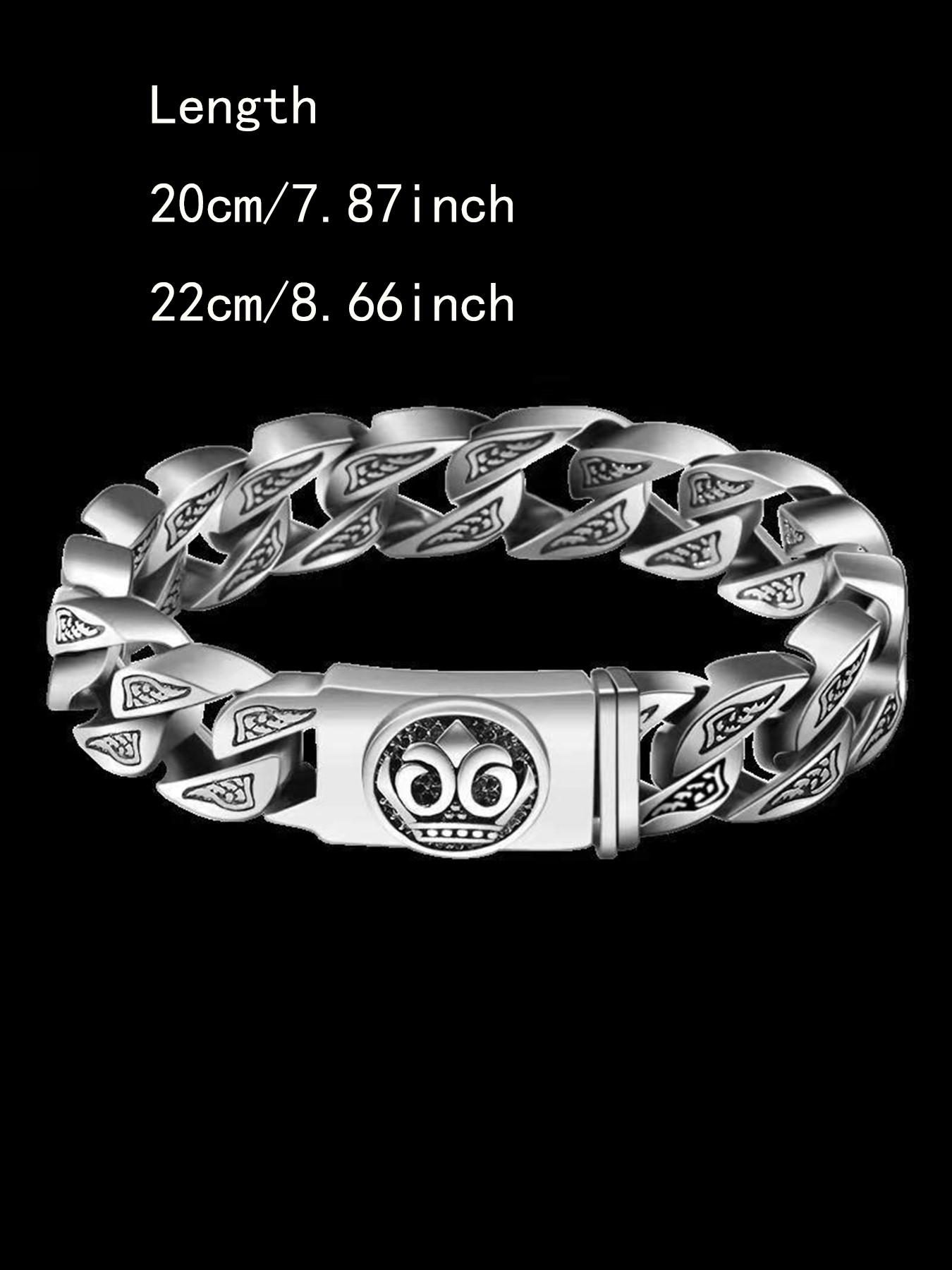 New Retro Men's Bracelet, Unique Fashion Motorcycle Friend Harley Totem Wristband, Bold and Rugged Style, Trendy Accessory for Men