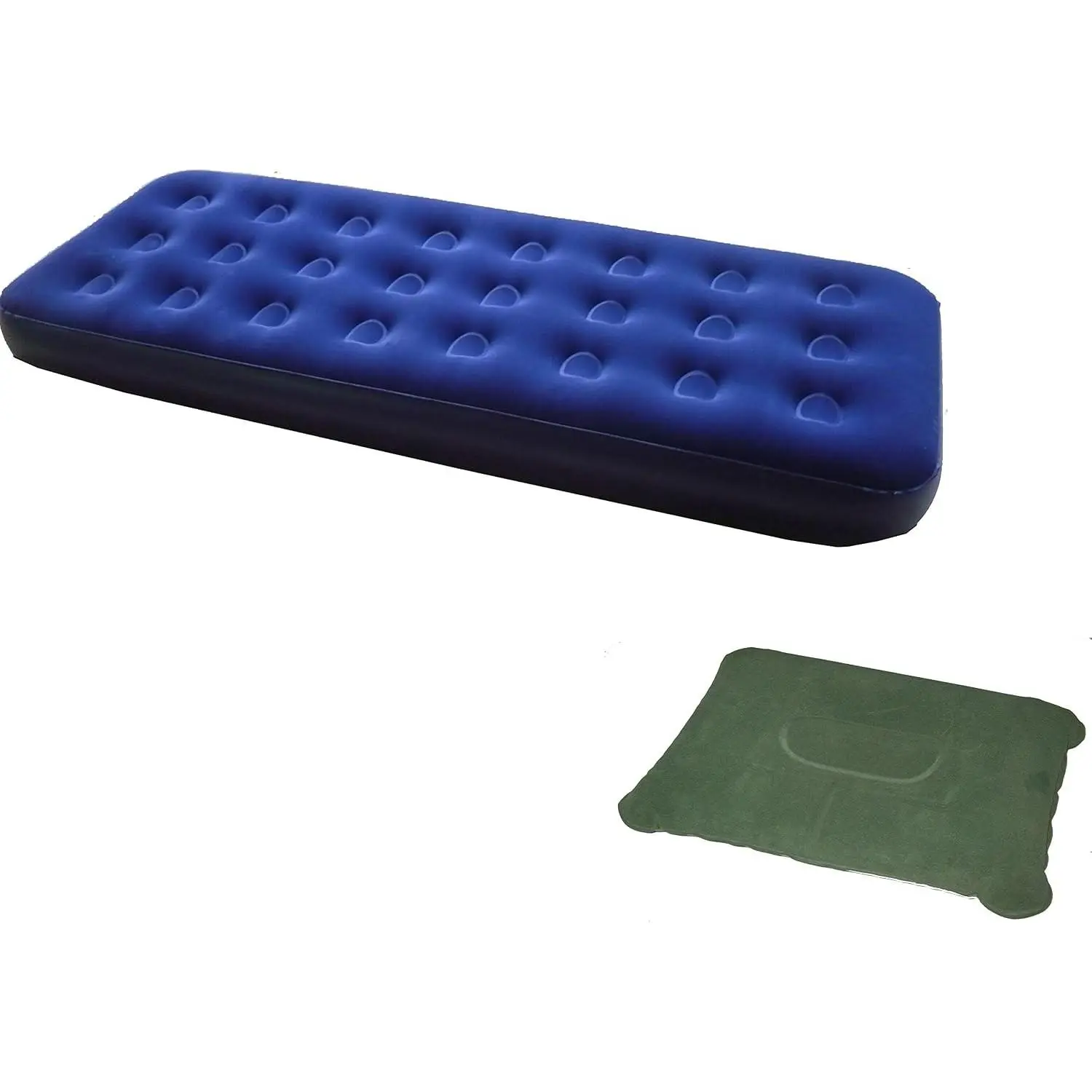 Single Size Air Mattress and Inflatable Pillow Combo (AMS+PL1)