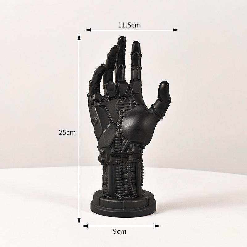 Cyberpunk Mechanical Hand Game Controller Stand, Ring Bracelet Holder, Photo Background Decor, Xbox Switch Console Accessory