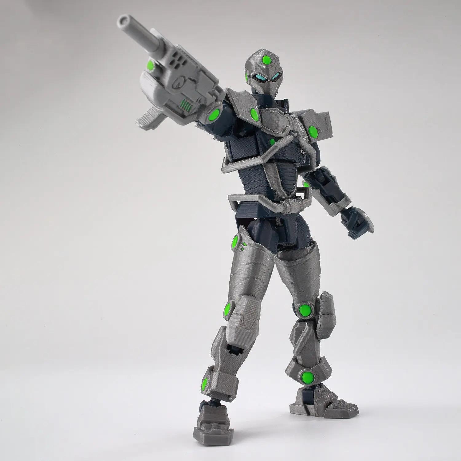 In Stock 3d Printed Invincible Toys Action Figures T13 Dummy 13 Superheroes Multi-Jointed Movable Shapeshift Toy Technology jack