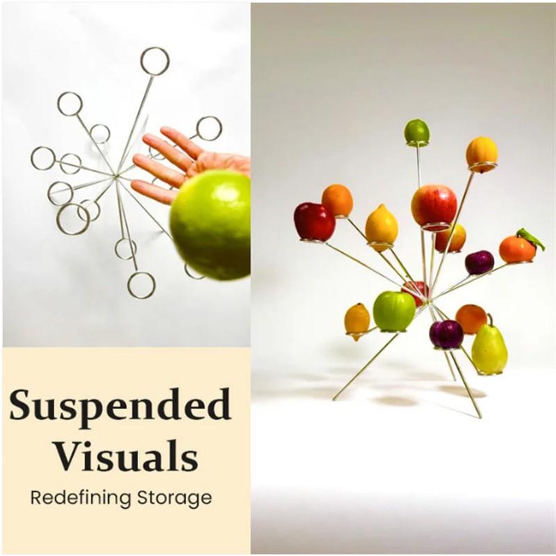 New Trendy Exploding Fruit Bowl, Simple Metal Fruit Dish Decorative Ornament, 1pc Best-Selling Home Decoration Accessory
