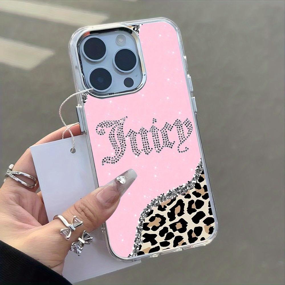 Metal Transparent Creative Juicy Pattern Anti-Drop Soft Case for iPhone 11/12/13/14 Pro Max/15 Pro/16 Plus/16 Pro Max, Tpu Material