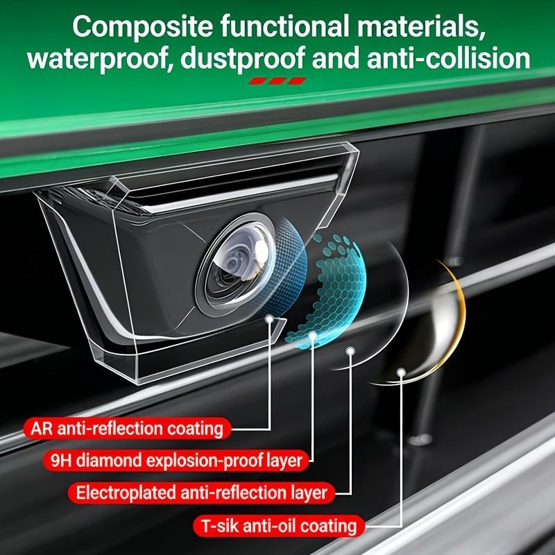 2pcs/6pcs Car Camera Protective Cover, HD Clear 360° Panoramic Front Rear Camera Shield, Dustproof Fogproof Bumper Camera Protector