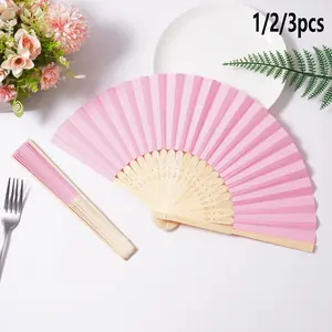 Pink Paper Hand Fan, Bamboo Folding Fan, Handheld Fan, Wedding Decor, Party Fan, Home Decoration Fan, Folding Paper Fan, Wedding Accessories, Party Favors, Decorative Fan, Handheld Wedding Fan, Event Fan, Bamboo Decoration, Wedding Hand Fans