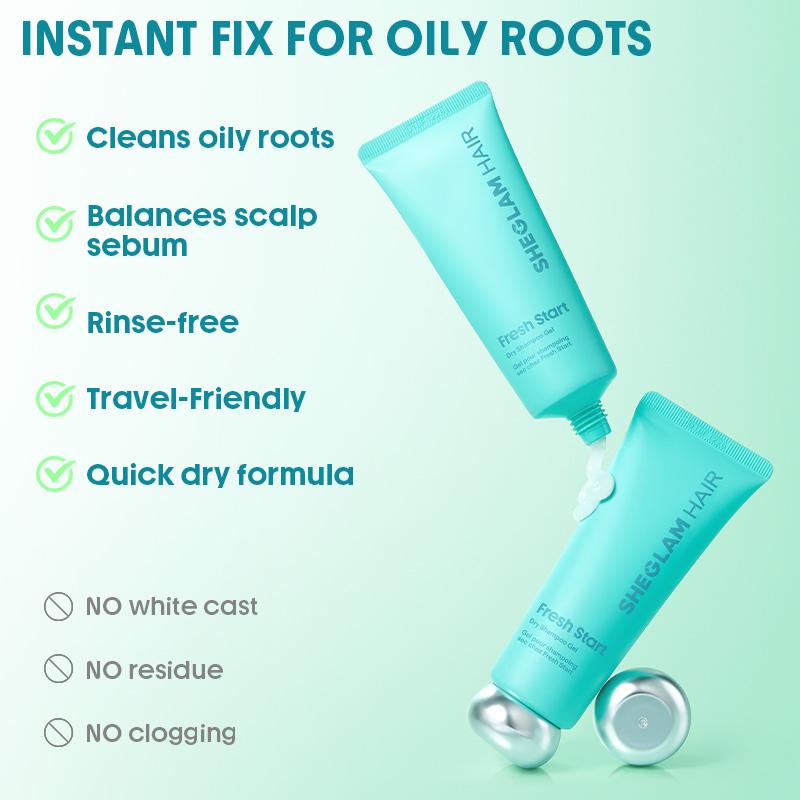 SHEGLAM HAIR Fresh Start Dry Shampoo Gel Haircare Cleansing Cleanser-Bangs