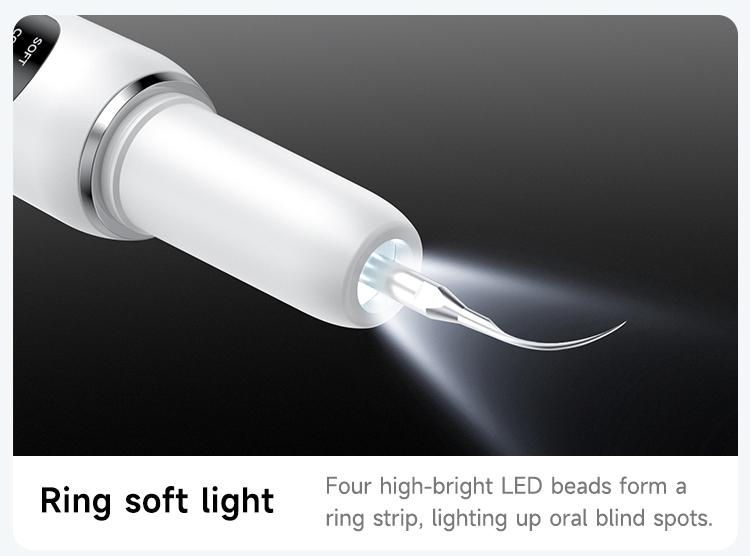 MDLIKE Plaque/Tartar Remover for Teeth, Dental Calculus Remover Teeth Cleaning Kit with LED Light & 5 Adjustable Modes Tartar Remover-Cleansing Mouth Care Father's Day Gift Long Battery Life Waterproof Oral